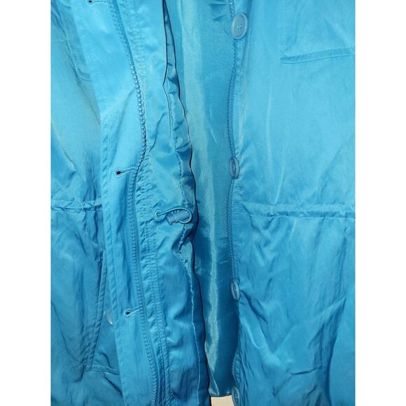 New York & Company Blue Full Zip Jacket NYC Size Medium - Picture 4 of 12